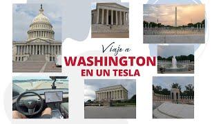 Viaje a Washington en un Tesla desde New York