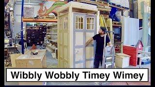 I Made the Tardis from Doctor Who. Handmade time machine build. How to make the tardis. KSKS
