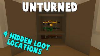Unturned | Top 4 Secret Places To Hide Loot! (All Maps)