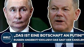 UKRAINE WAR: "This is a message to Putin!" Exclusive! Suddenly Chancellor Scholz becomes clear