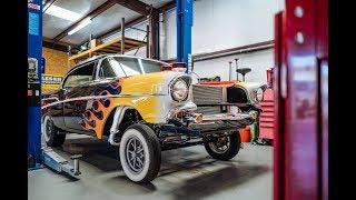 KC's Paintshop Gets Hosed Down, 454 SS Decals, 65 Falcon Update, 57 Gasser Rear In And More