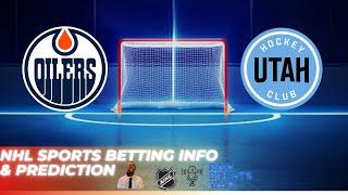 Edmonton Oilers VS Utah Hockey Club :Free NHL Betting info for 12/31/24