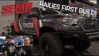 Hailie Deegan first SEMA build! The Deegans go to SEMA