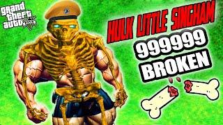 GTA 5: Breaking EVERY BONE As HULK LITTLE SINGHAM In GTA V ! ( GTA 5 mods )