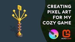 Creating a Pixel Art Lightning Rod for My Cozy Game Using Krita and MonoGame