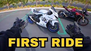 The Suzuki GSXR 1000 First Ride!