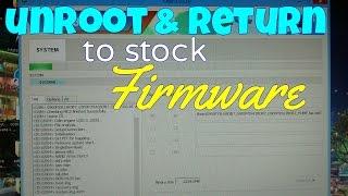 Galaxy S5 UNROOT & RETURN TO STOCK FIRMWARE/ALSO FIXES SOFT BRICK & BOOTLOOP