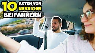 10 Arten von NERVIGEN BEIFAHRERN