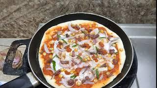 No cheez no oven Pizza Recipe  ||shameem's kitchens