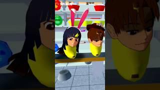 YUTA MIO COSPLAY PISANG GOYENG #sakuraschoolsimulator #shorts