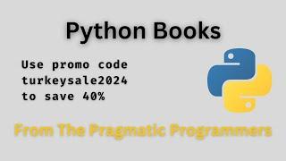 Python Books, Black Friday 2024