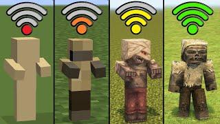 Husk physics with different Wi-Fi in Minecraft