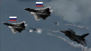 Just Happened! US F-35 Pilot Air Battle, Ambushes Four Russian SU-57 Fighter Jets | Right on the bor