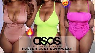 ASOS FULLER BUST CURVY SWIMWEAR TRY ON HAUL | KLAIYI HAIR