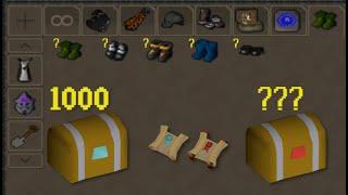 I Opened 1000 more Medium Clue Caskets on OSRS