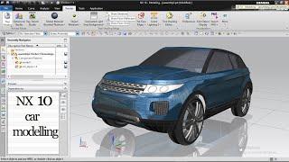 how to design car in siemens NX 10 (unigraphics) #NX #siemens #Unigraphics #Catia #car #Design