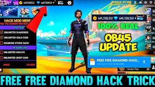 FREE FIRE DIAMOND HACK || FREE FIRE NEW MOD MENU OB45 || UNLIMITED DIAMOND SCRIPT MOD APK