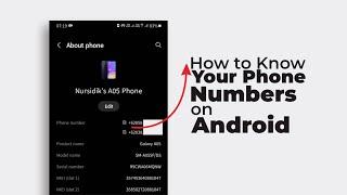 How to See Your Own Phone Number on Android Without Dialing