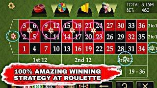 100% Amazing Winning Strategy At Roulette 