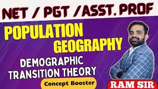 Demographic Transition Theory | Population Geography | by RAM SIR