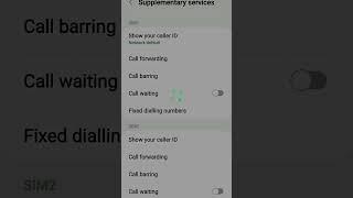 How to activate call waiting service in samsung mobile phone