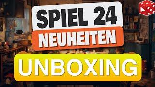 SPIEL 24 Neuheiten: Live Unboxing - Viele spannende Spiele!