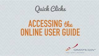 Quick Clicks: Accessing the Online User Guide