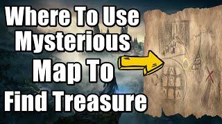 Hogwarts Legacy Where To Use Mysterious Map to Find Treasure - Cursed Tomb Treasure Quest Guide