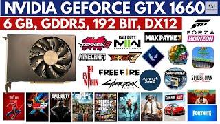 Nvidia GeForce GTX 1660 I 6GB I 192BIT I GDDR5 I Game Play I Bench Mark