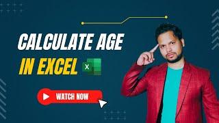 Calculate Age in Excel | #Shorts #EdBharat #Excel
