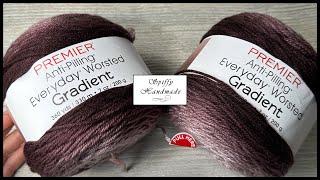 Premier Yarns Anti-Pilling Everyday Worsted Gradient Eggplants Tones Woohoo!!  #makeitpremier