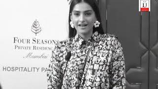 Oops Sonam Kapoor's Dress Slips Revealing Her Assets (Allinone1video)