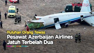 42 Orang Kemungkinan Tewas dalam Kecelakaan Pesawat Azerbaijan Airlines