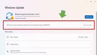 Windows 11 Update September 2023