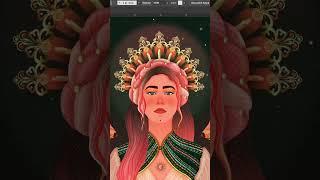 Creating the Wolf Queen: An Art Process Video