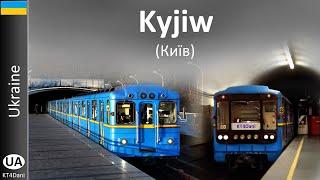 【4K】КИЇВ / KYJIW METRO - Київський метрополітен (2019)