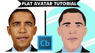 Make Your Vector Flat Avatar (cartoon) | Adobe Illustrator CC tutorial