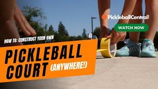 How to Build a Pickleball Court... ANYWHERE!