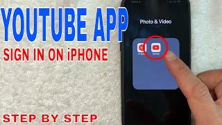  How To Sign Into Youtube App On iPhone 