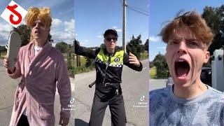 EL PORRAZO DEL POLICÍA  | LOCOS TIKTOK DE ANIMALIZE21 | Elliott Norris,Brenay Mayo,Dylan Zitkue