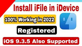 How to Get iFile Free iOS 9.3.5 Supported in 2022