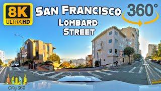 San Francisco - Lombard Street - VR 360 8K Video