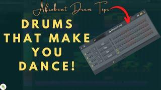 Afrobeat FL Studio tutorial - How to make drums that smack for beginners