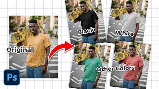 How to Change T-shirt Color like a Pro in Photoshop