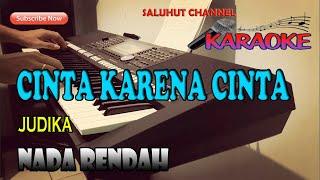 CINTA KARENA CINTA 因為愛所以愛 (國) [JUDIKA] KARAOKE NADA RENDAH D=DO