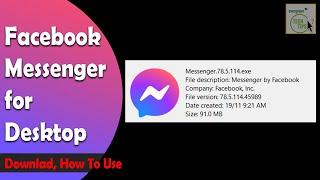 Fb Messenger for Desktop (Windows PC) | How To Download and Use It