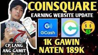 COINSQUARE: 1K GAWIN NATEN 32K YAN ( TARA NA KUMITA SA BAGONG EXTRA INCOME NATO KAHIT SA BAHAY LANG)