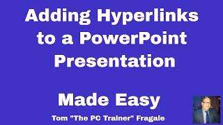 Adding a hyperlink into PowerPoint - how to add a hyperlink to a PowerPoint Presentation