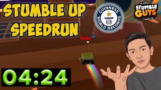 SPEEDRUN STUMBLE UP (04:24) - STUMBLE GUYS #StumbleUP