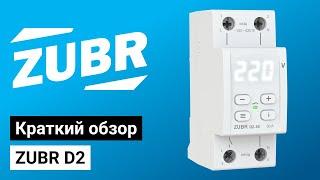 Overview of voltage relay ZUBR D2